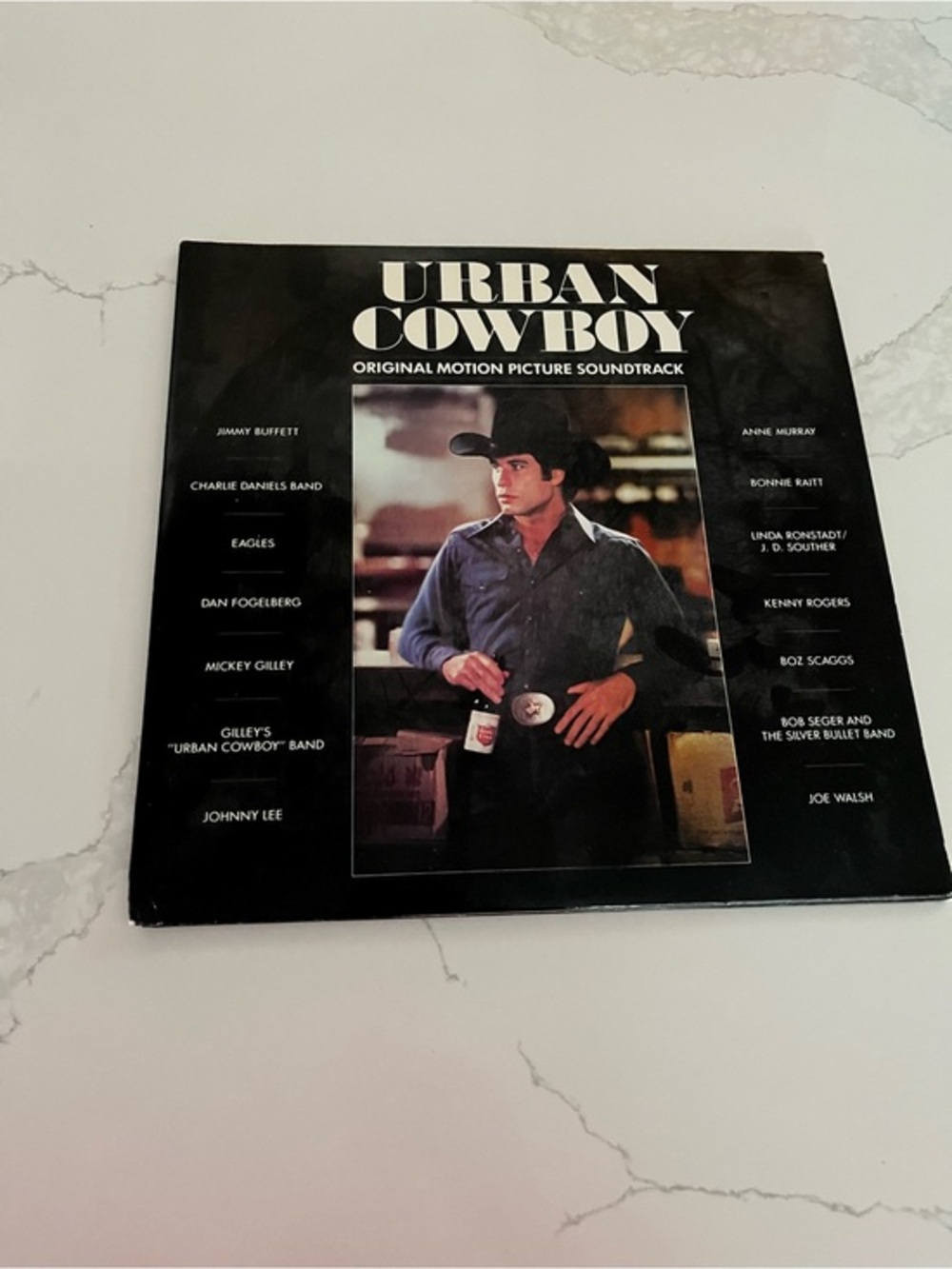 Vintage Y2K 
Urban Cowboy Original Motion Picture Soundtrack Vinyl - Black